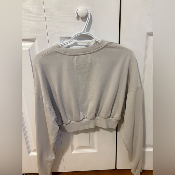 TNA cropped beige hoodie - Picture 3 of 4